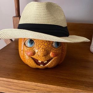 Women Wide Brim Straw Panama/ Fedora Beach Sun Hat